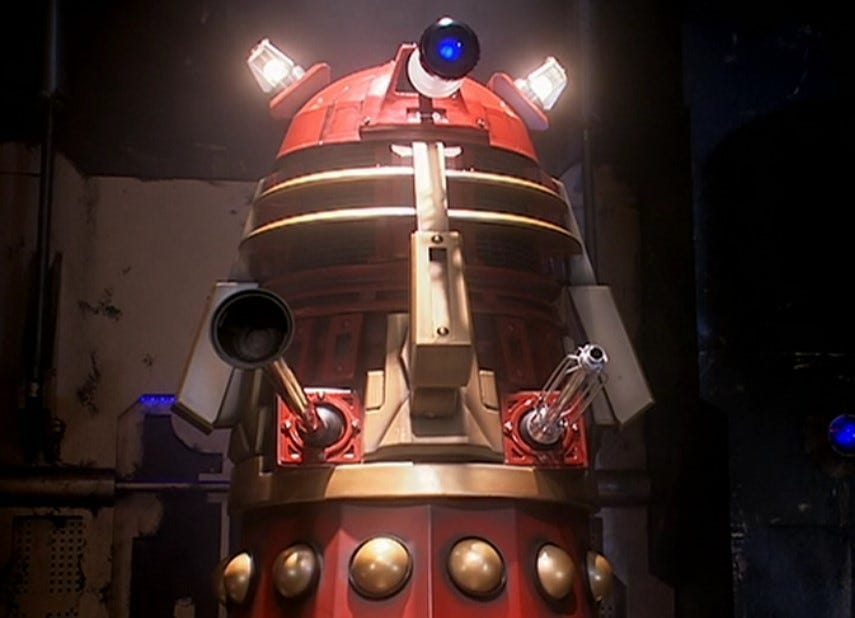  The new red and gold Supreme Dalek in Journey’s End (2008) 