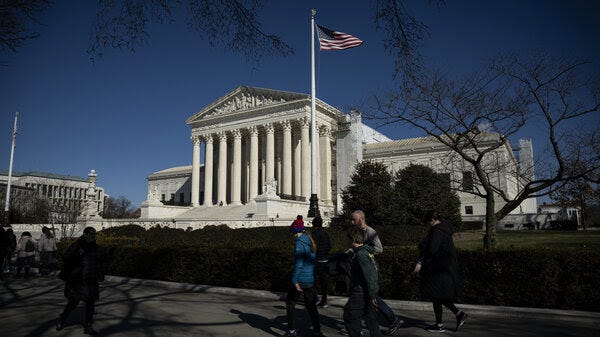 The Supreme Court in Washington, D.C., on Feb. 14. 