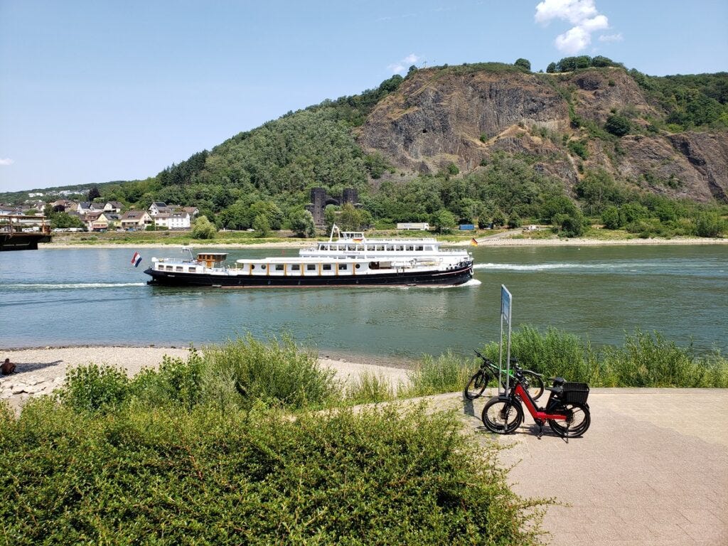 The Merlijn - a bike and barge ship