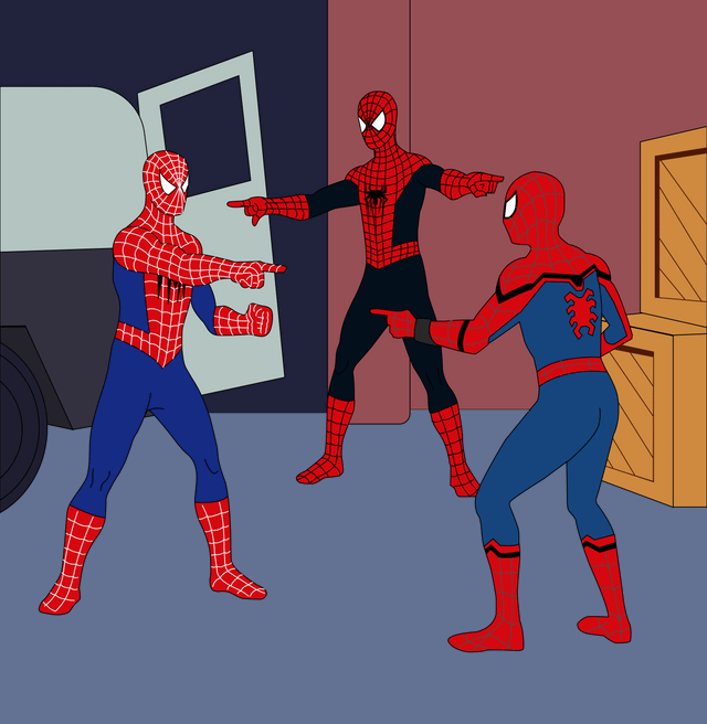 Remade the Spiderman meme with my favorite Spiderman versions (Tobey  Maguire, Miles Morales and Tom Holland), Hope you like it :D. : r/Spiderman