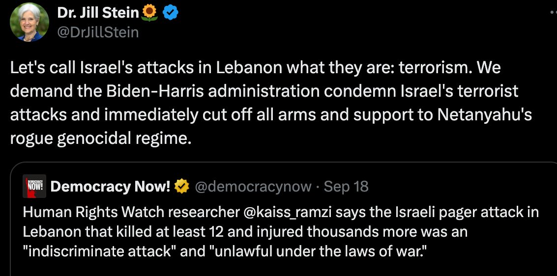 Jill Stein is a Terrible Person by Jill The Liberal Jew