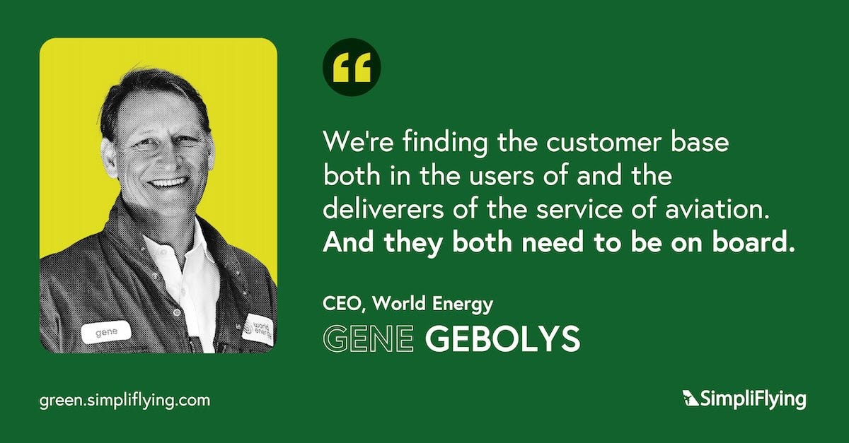 Gene Gebolys, President and CEO at World Energy in conversation with Shashank Nigam.