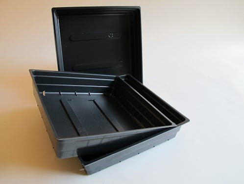 Our 1/2 crop tray set is actually a one crop tray set, except it's smaller than our old one.