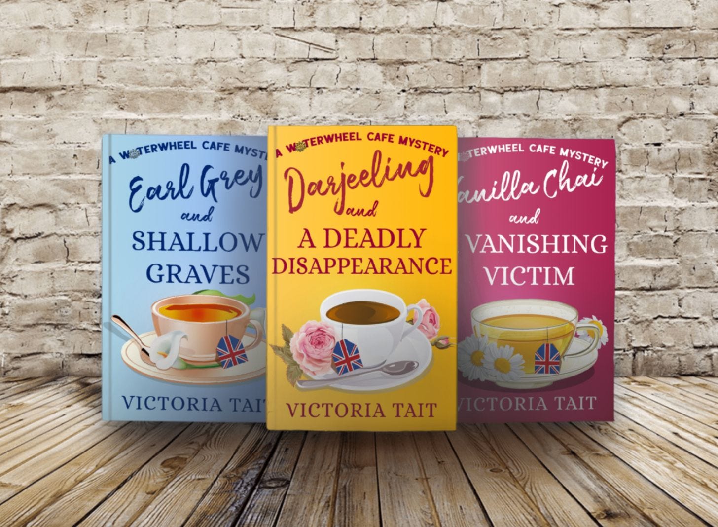 Images of the Waterwheel Cafe Mystery series