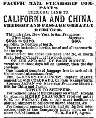 Ad from Feb 5, 1870 New York Times