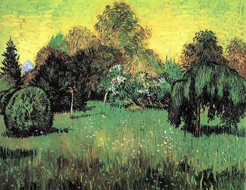 The Garden of the Poet (Garden of Poets) by Vincent Van Gogh ❤️ - Van Gogh  Vincent