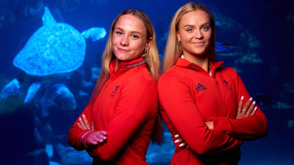 Great Britain’s Izzy Thorpe (left) and Kate Shortman