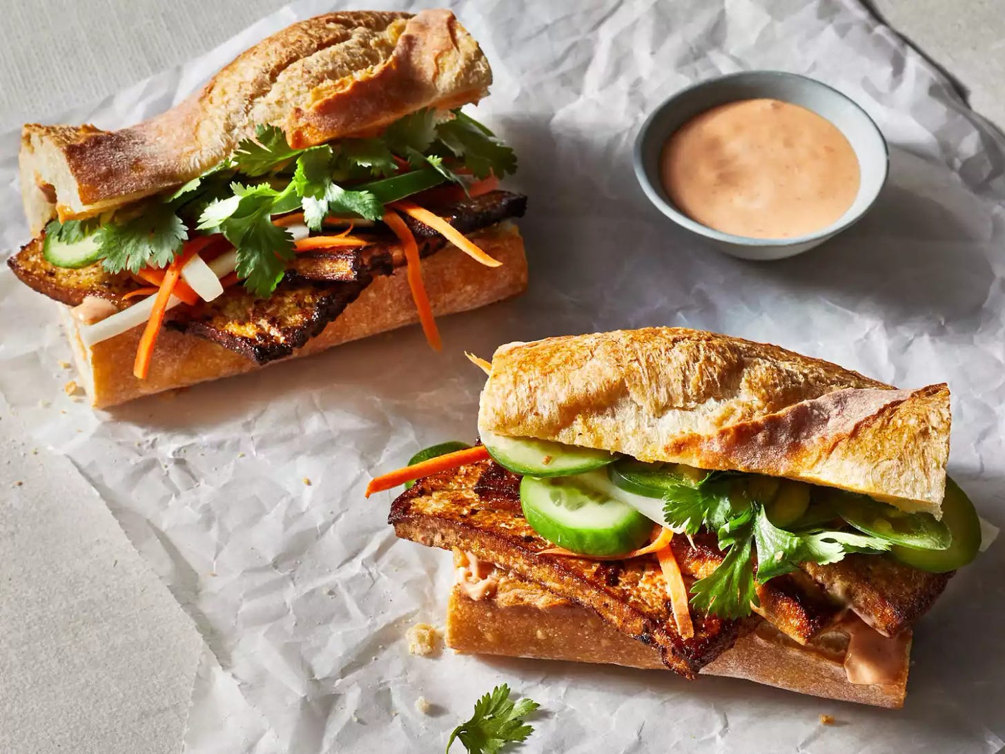 Banh Mi With Crispy Tofu recipe