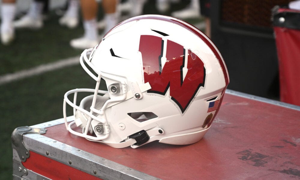 Wisconsin Badgers Football helmet