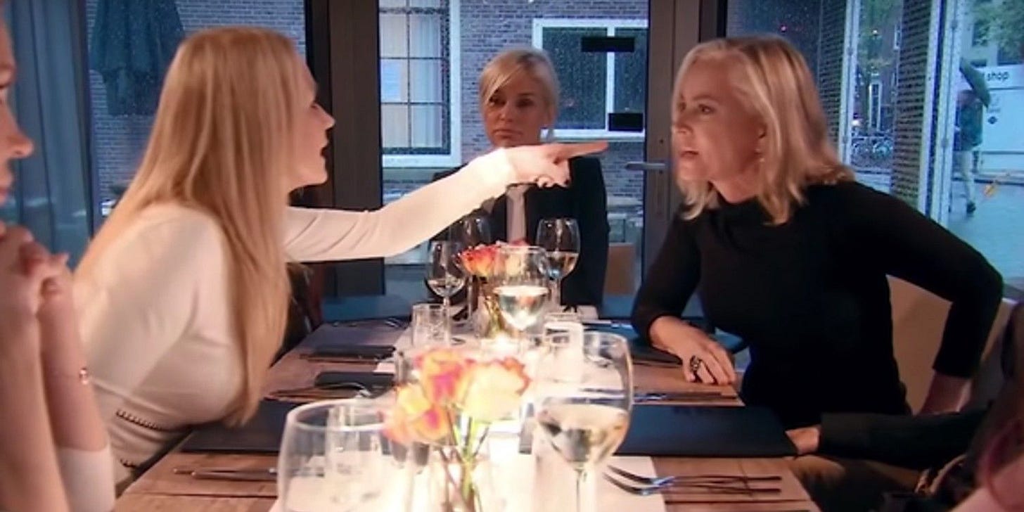 Funniest Lines From The Iconic RHOBH Amsterdam Dinner Party