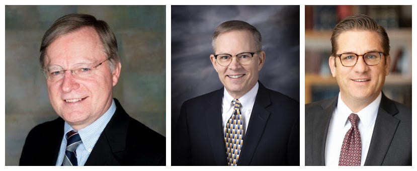 Calvin Dexter, Doug Diny and Andrew Erlandson wausau ethics board