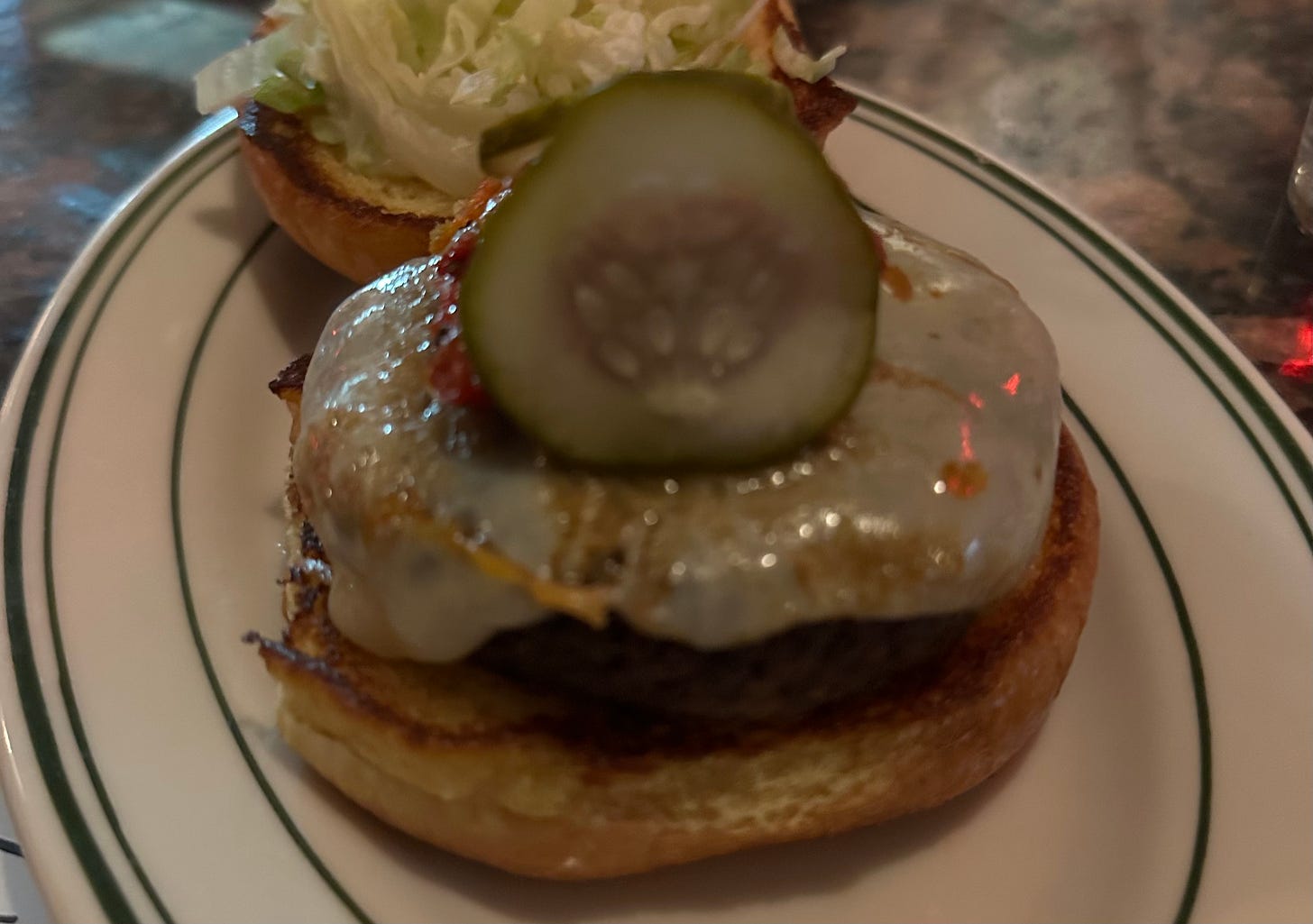 The titular burger from Superiority Burger.