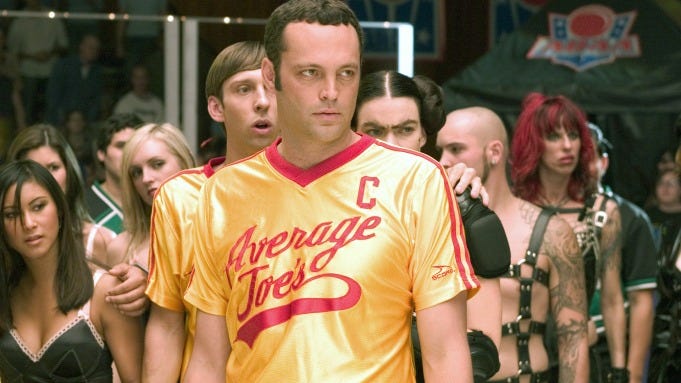 DODGEBALL: A TRUE UNDERDOG STORY, Vince Vaughn, 2004, TM & Copyright (c) 20th Century Fox Film Corp. All rights reserved.