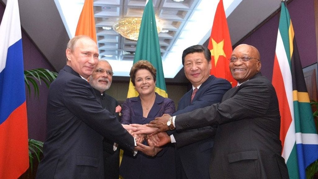 BRICS Xi Putin Dilma 2014