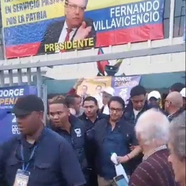 VÍDEO: Candidato à presidência do Equador é assassinado a tiros após  comício - RIC Mais