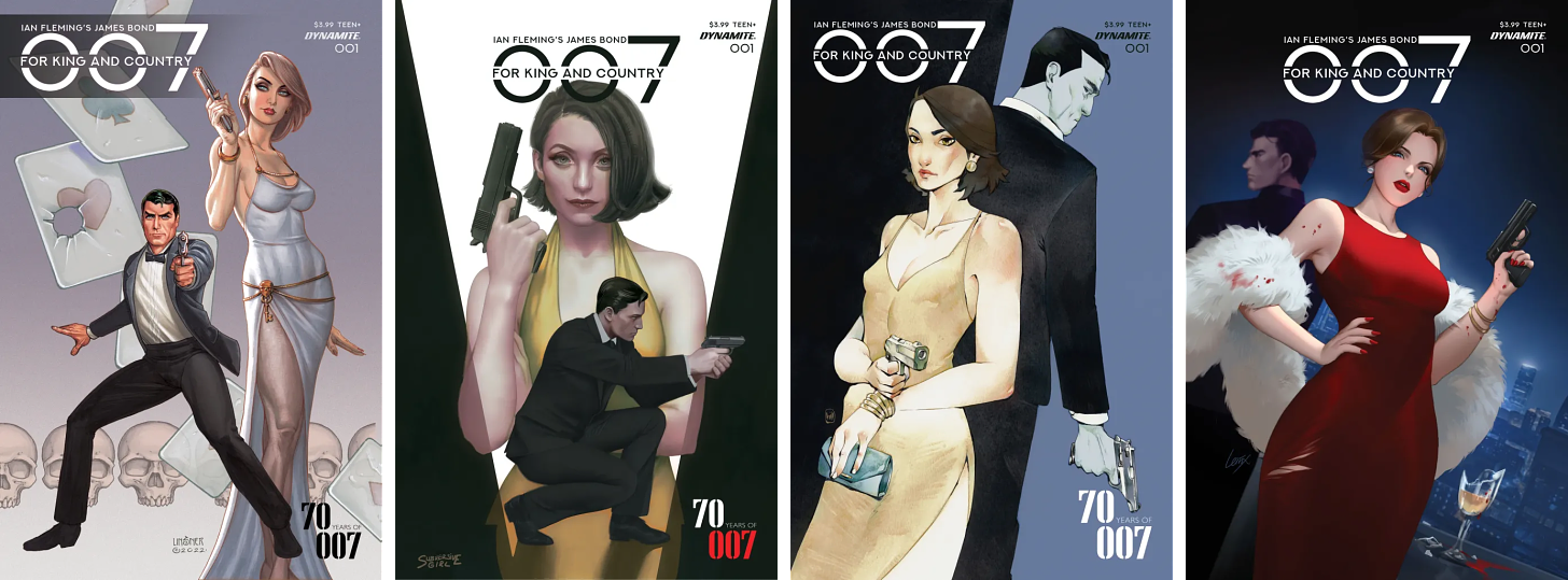 For King and Country James Bond Comic by Dynamite Entertainment