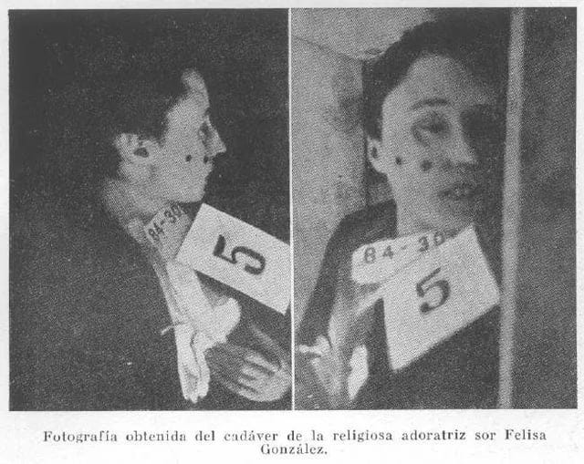 A nun murdered by communist and anarchist factions in The Red Terror,  Spain, 1936 [650x517] : r/HistoryPorn