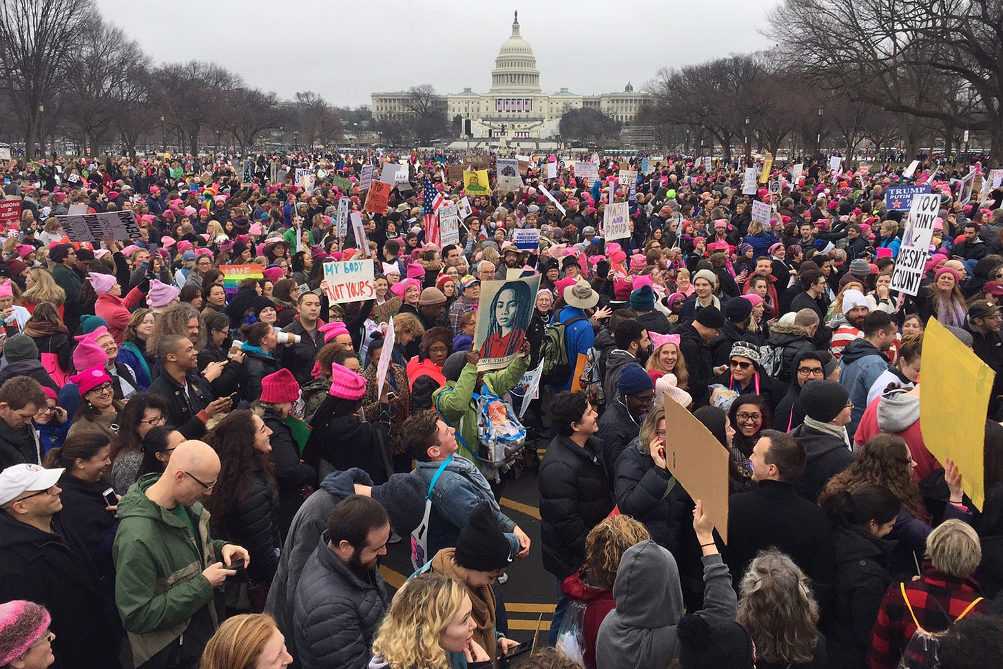Women's March On Washington Kicks Off With Massive Rally : The Two-Way : NPR