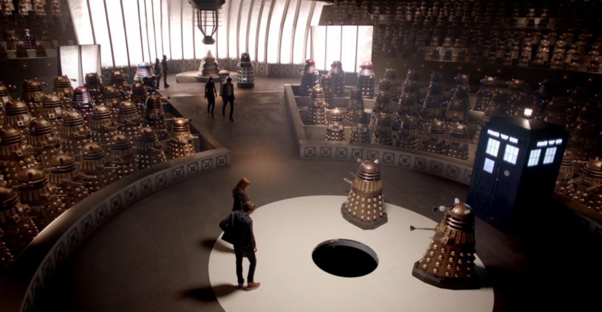 The Parliament of the Daleks in Asylum of the Daleks (2012)