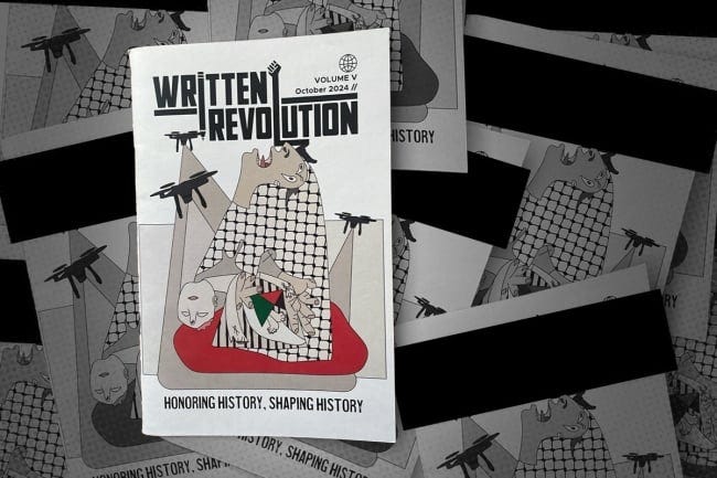 The cover of the October issue of Written Revolution.