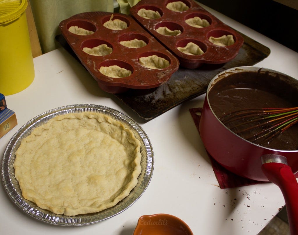 Chocolate tarts