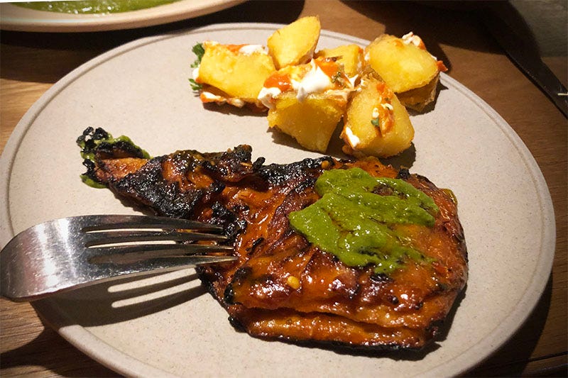 Peri peri chicken from Lona Misa in South Yarra.