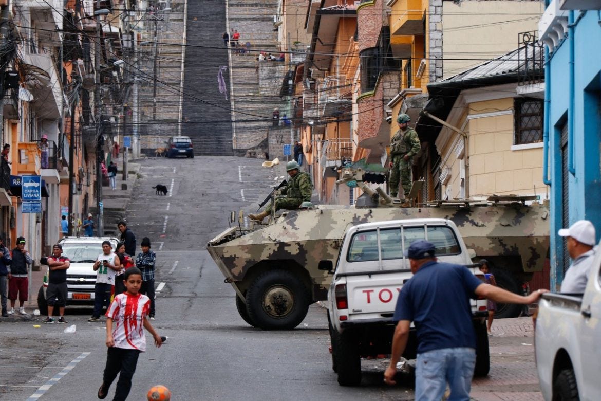 Ecuador 'in state of war' against cartel terror campaign