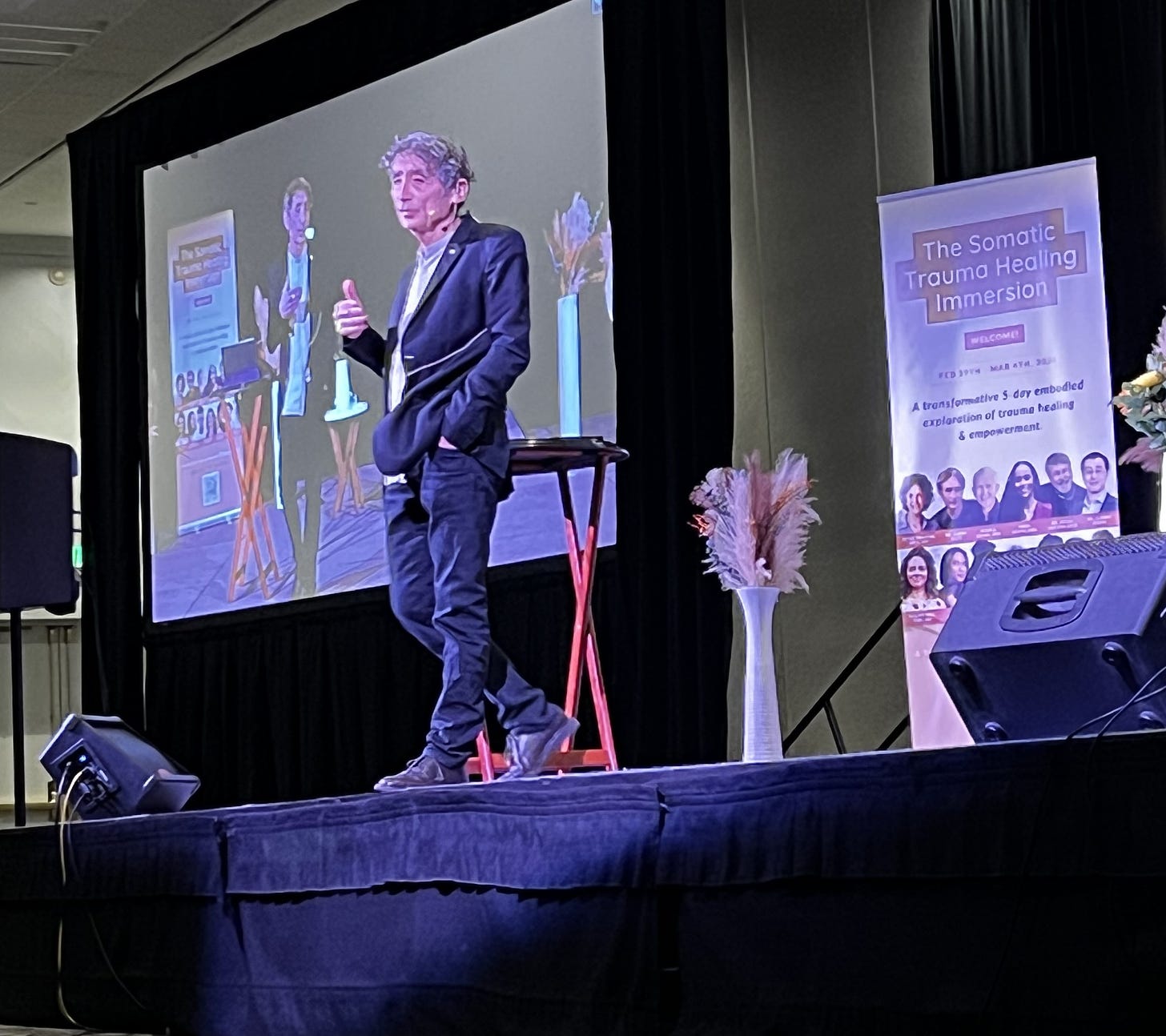 Dr. Gabor Maté at Somatic Trauma Healing Immersion conference