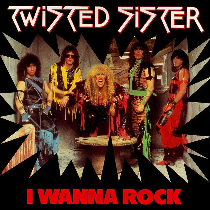 Rock & Pop, Rock N Roll, Album Cover Art, Album Covers, 80s Metal Bands, Rock Band Posters, Twisted Sister, Heavy Metal Music, Music Covers