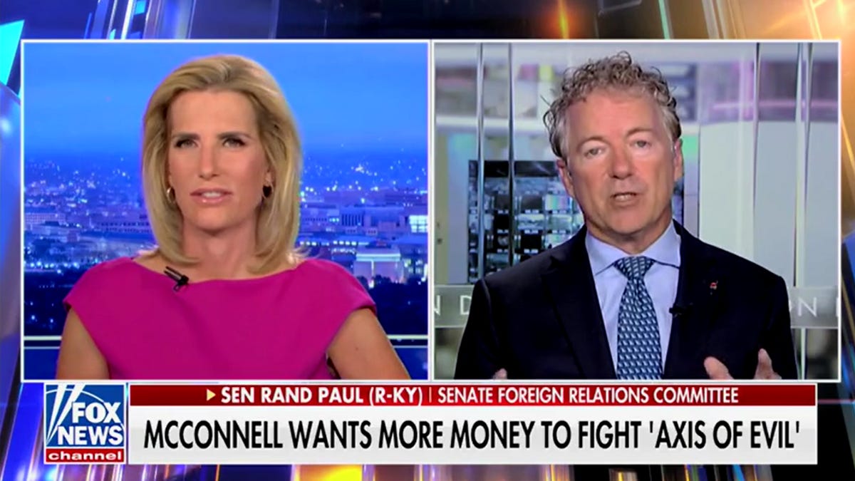 Rand Paul and Laura Ingraham