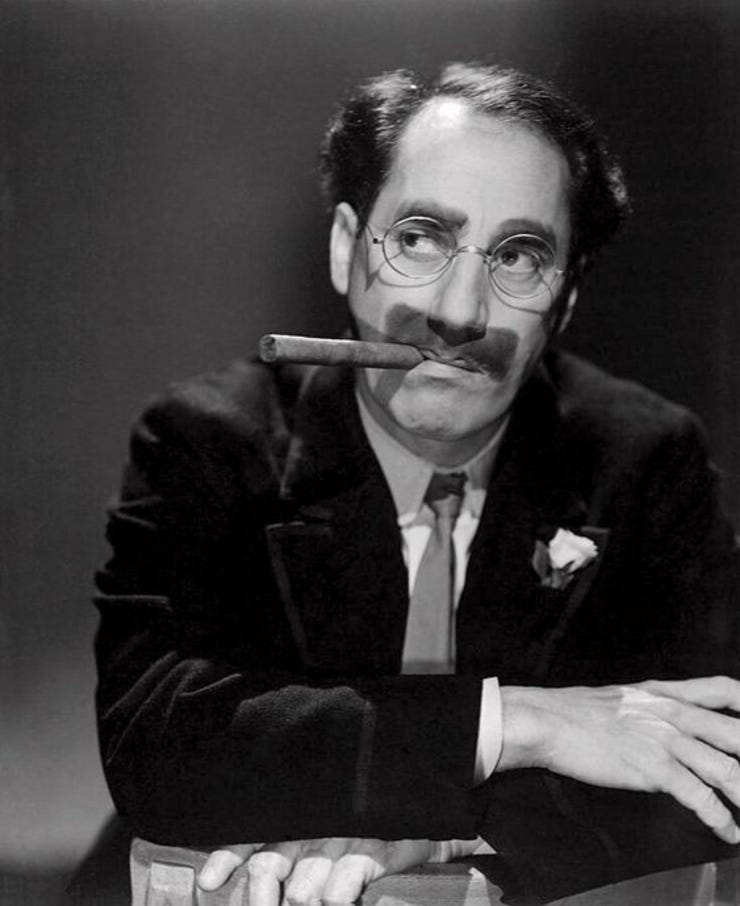 “I'm not crazy about reality, but it's still the only place to get a decent meal.”  - Groucho Marx