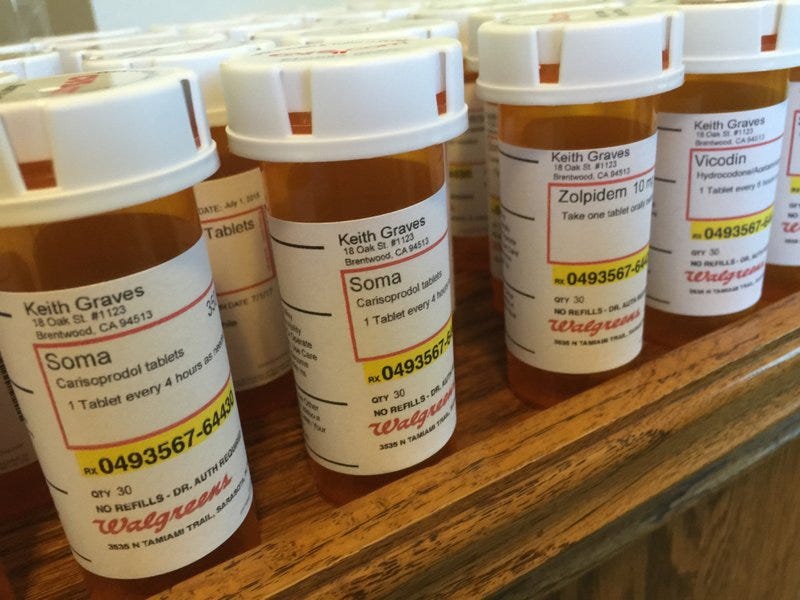 prescription bottles