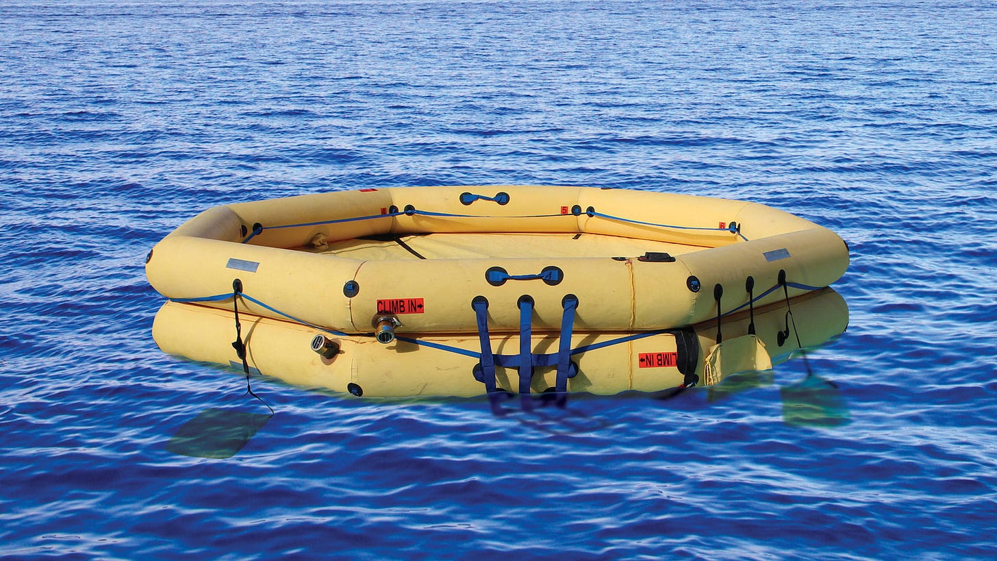Commercial Aviation Life Rafts | Collins Aerospace
