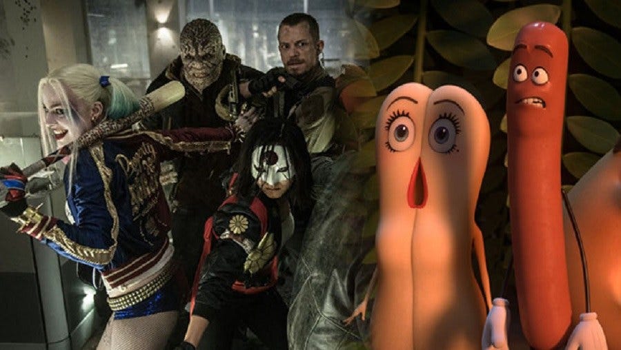 'Sausage Party' can't top 'Suicide Squad' at box office 2016 images