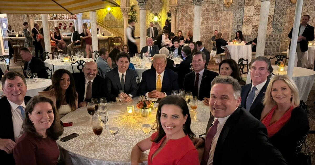 Globalist Poster Boy Justin Trudeau Pictured Having Dinner with Trump ...