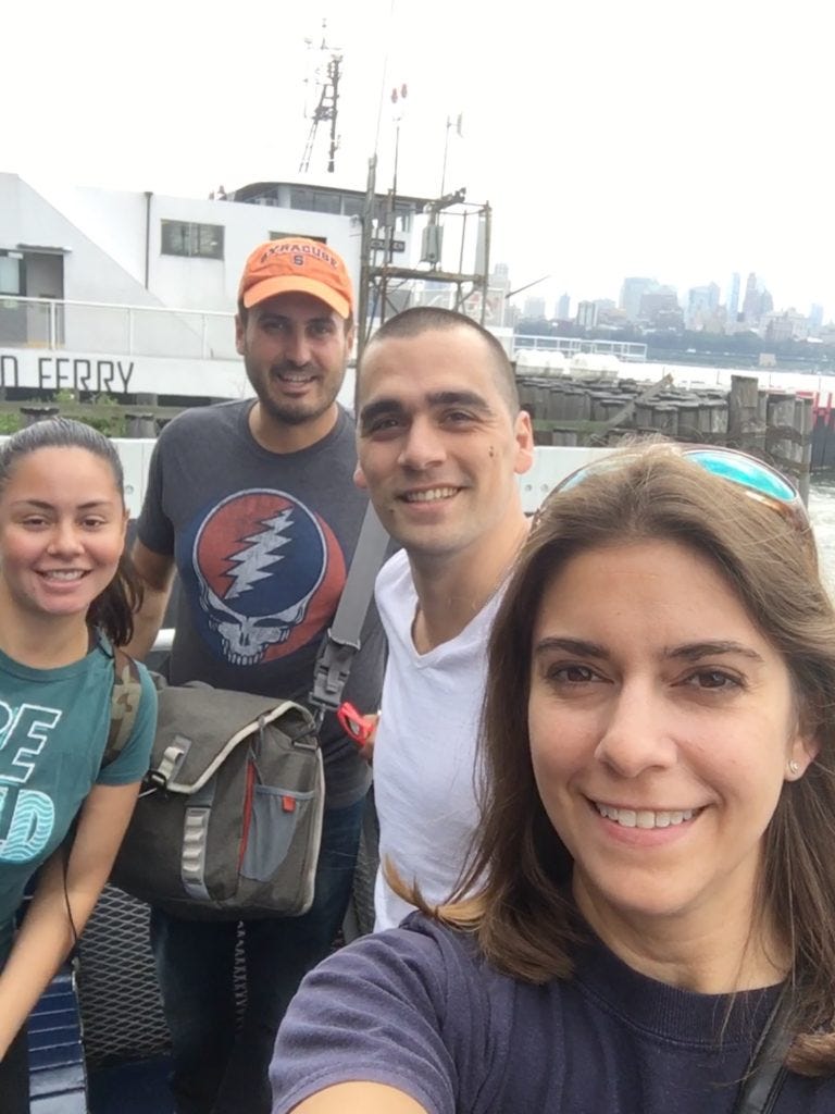 RWM on Governor's Island Ferry