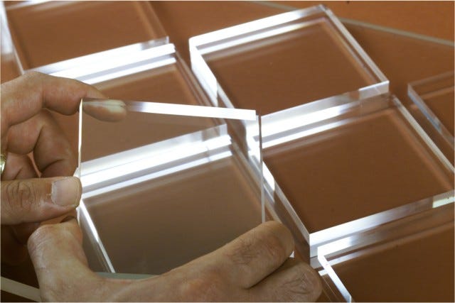Transparent Aluminum Blocks