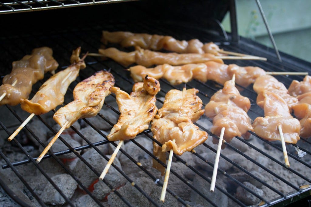 chicken satay grill 