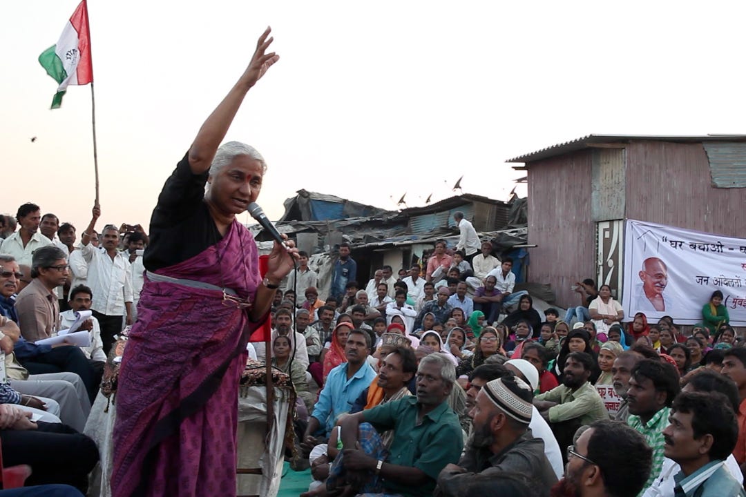 Indian Right Livelihood Award Laureate Medha Patkar on hunger strike –  demands justice for people impacted by the Sardar Sarovar dam - Right  Livelihood