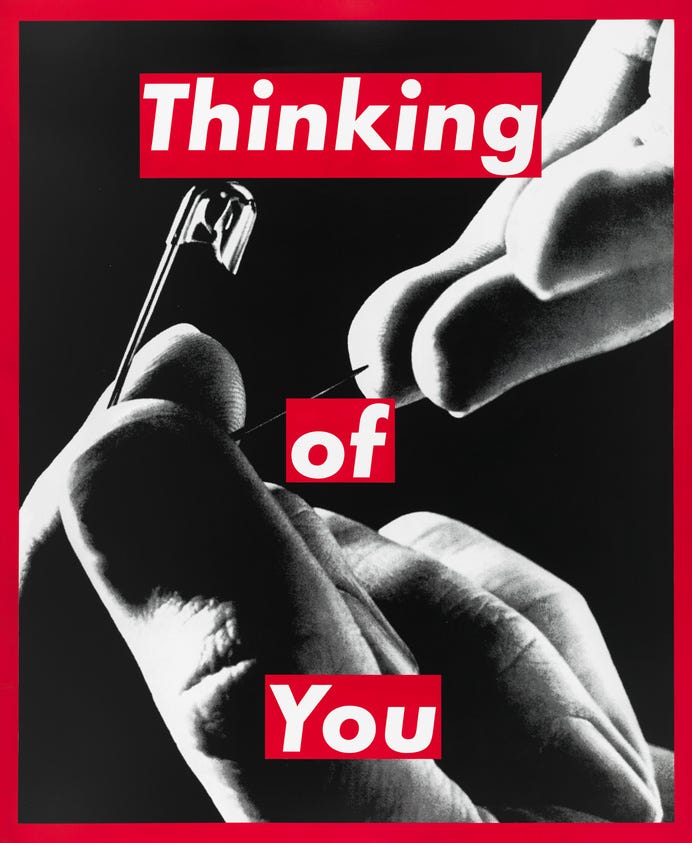 Barbara Kruger | Untitled (Thinking of you) | Whitney Museum of American Art