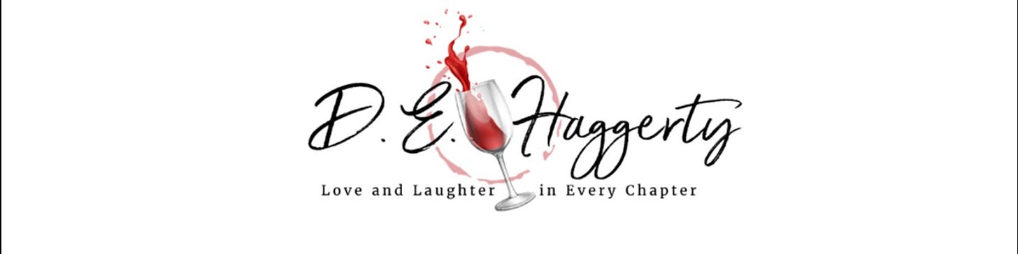 banner for Small Town Romance Author D.E. Haggerty