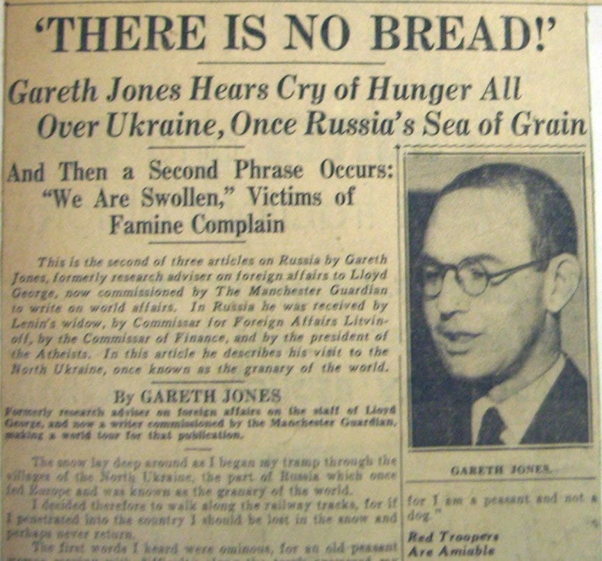 Peace Profiles: Gareth Jones, ''The Man Who Knew Too Much.'' - Welsh Centre  for International Affairs