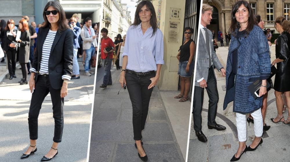 25 Times Emmanuelle Alt Killed it in a Pair of Jeans