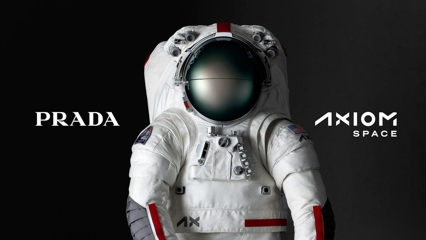 Axiom Space and Prada reveal spacesuit for Artemis III