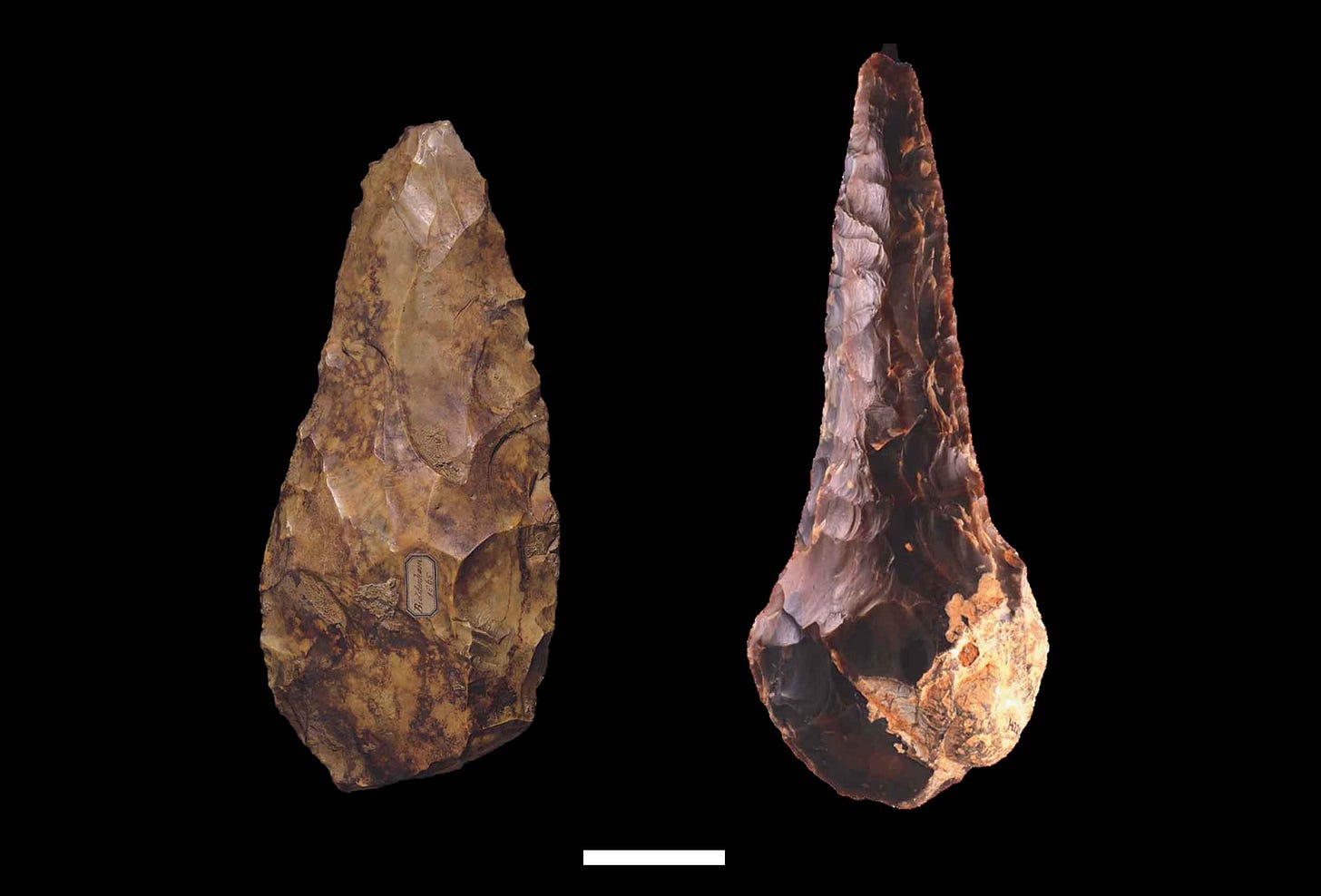 Two very large handaxes Two very large handaxes