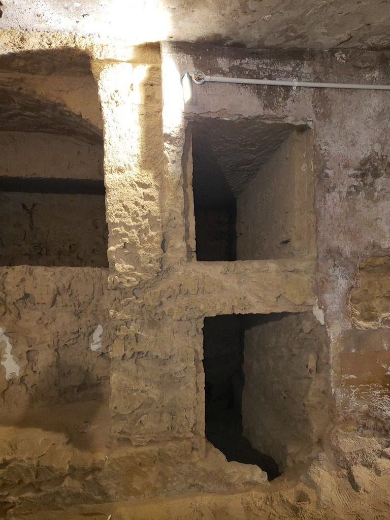 catacombs tombs in Alexandria