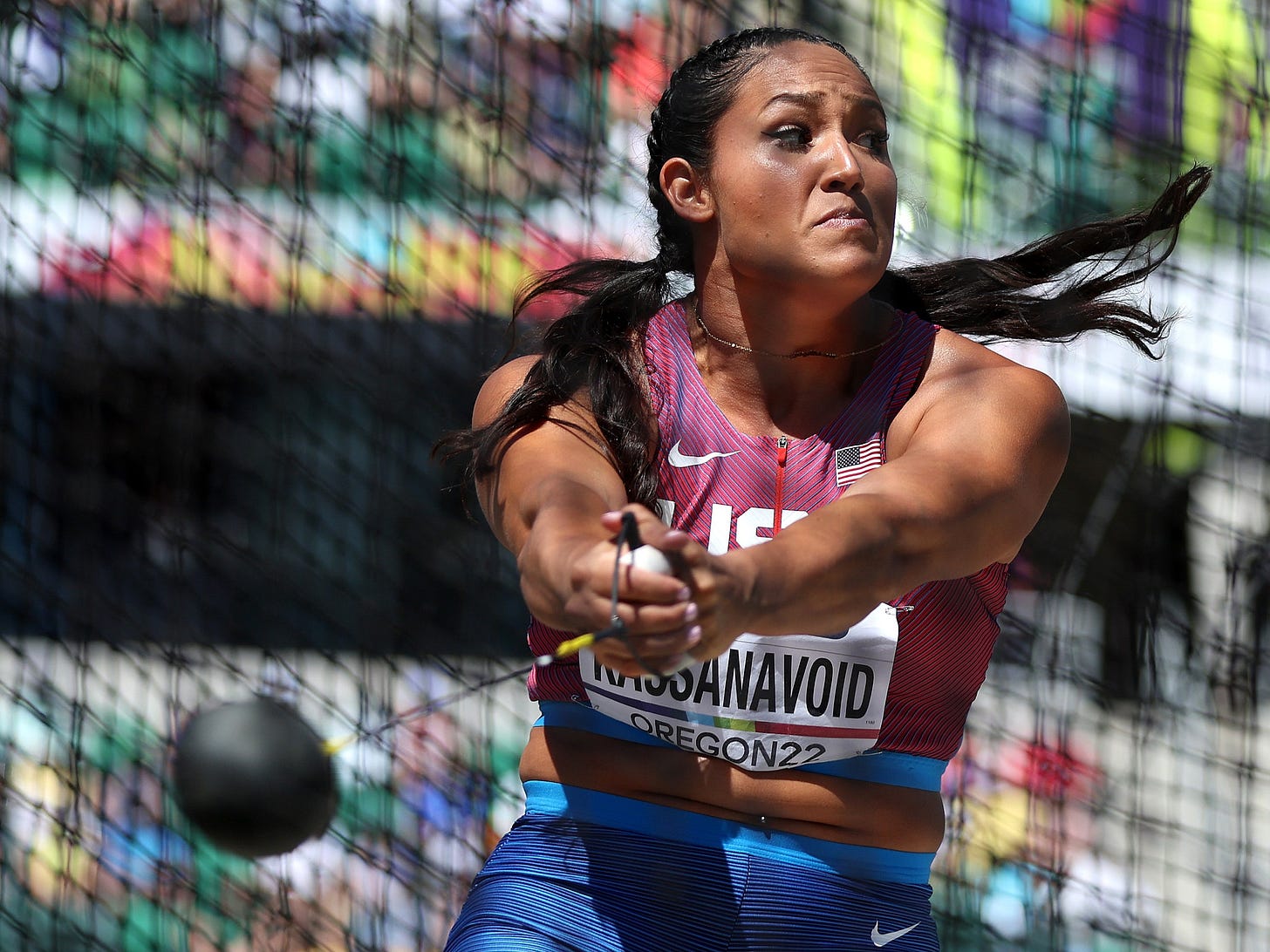 Meet Janee' Kassanavoid, the Hammer Thrower Representing Indigenous Women  on the World Stage | SELF