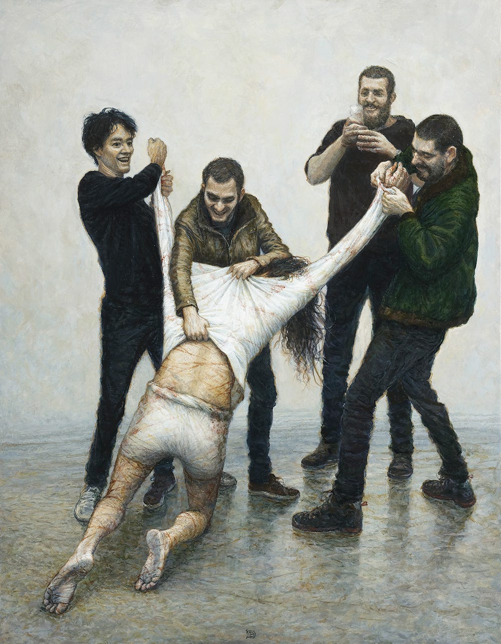Le projet de peinture du chemin de croix par Bruno Desroche