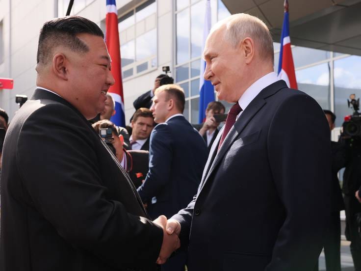 Putin se reúne con Kim Jong-un en un cosmódromo en el extremo oriental de  Rusia | Actualidad | Cadena SER