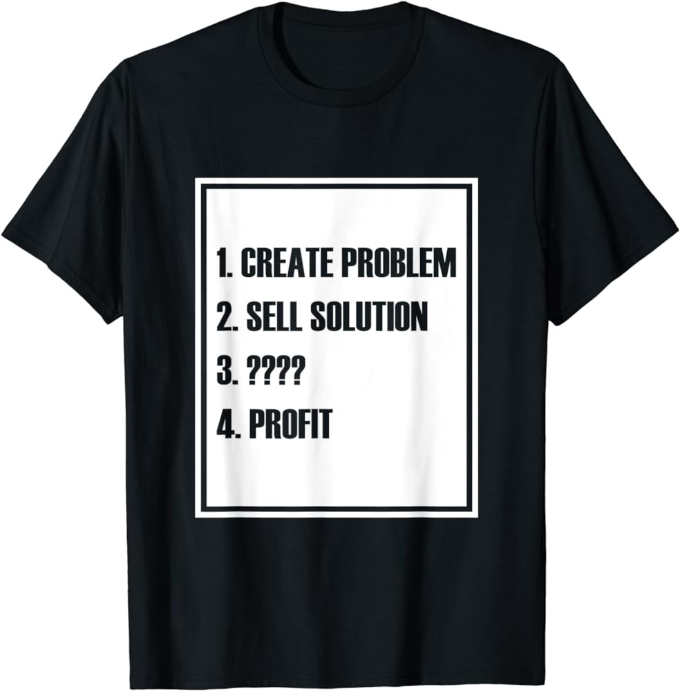 A black shirt with white text

Description automatically generated